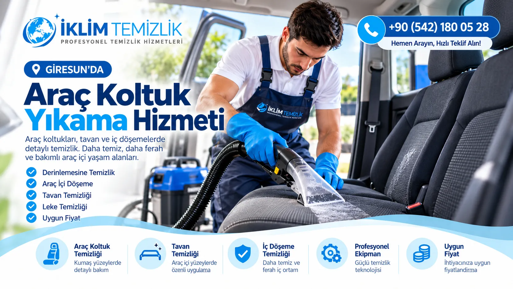 Giresun Araç Koltuk Yıkama