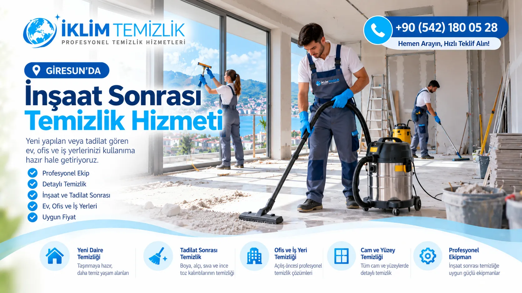 Giresun İnşaat Sonrası Temizlik