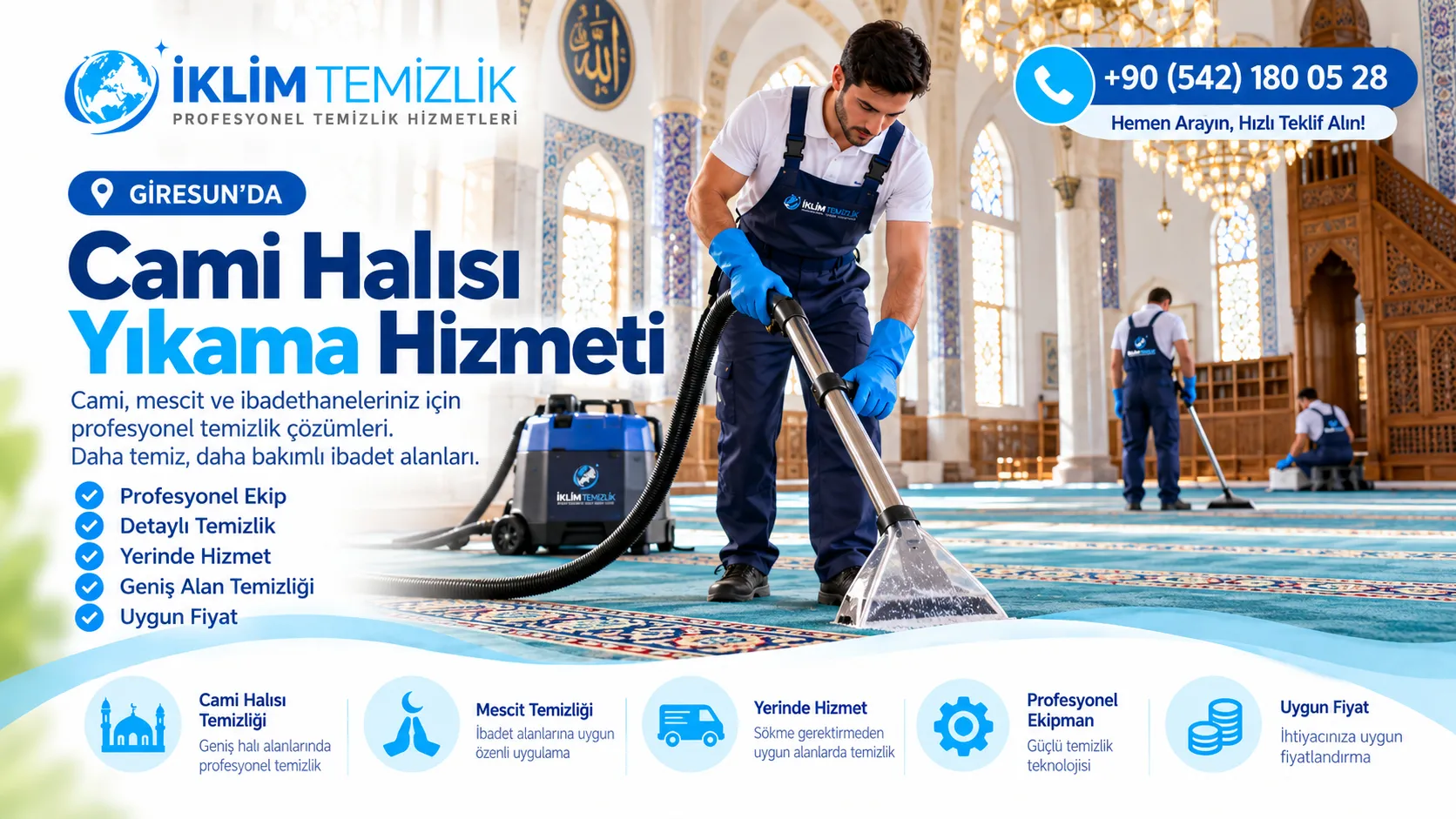 Giresun Cami Halısı Yıkama